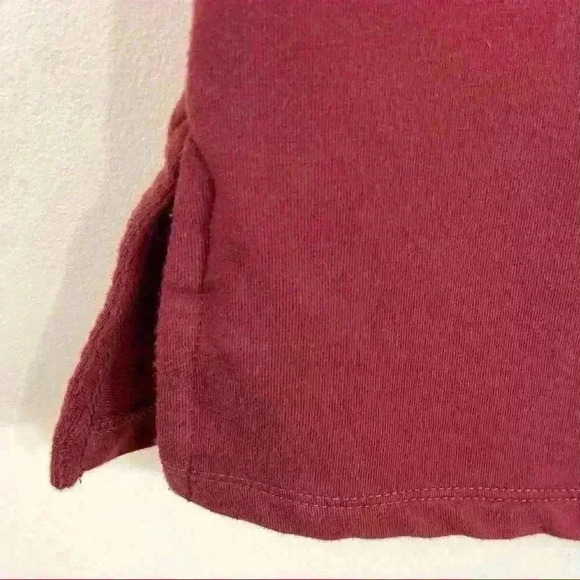 Susan Graver Weekend French Terry 3/4 Zip Long Sleeve Hooded Tunic Top Size M - Picture 8 of 16